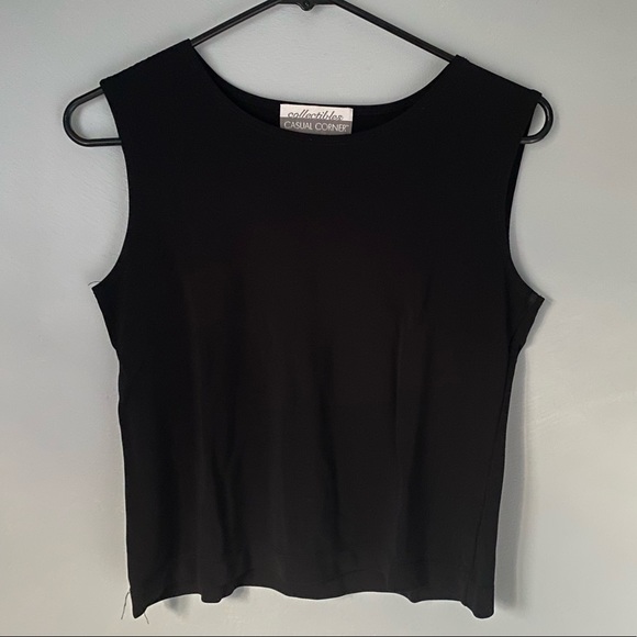 Polyester Black Tank Top - Picture 1 of 3